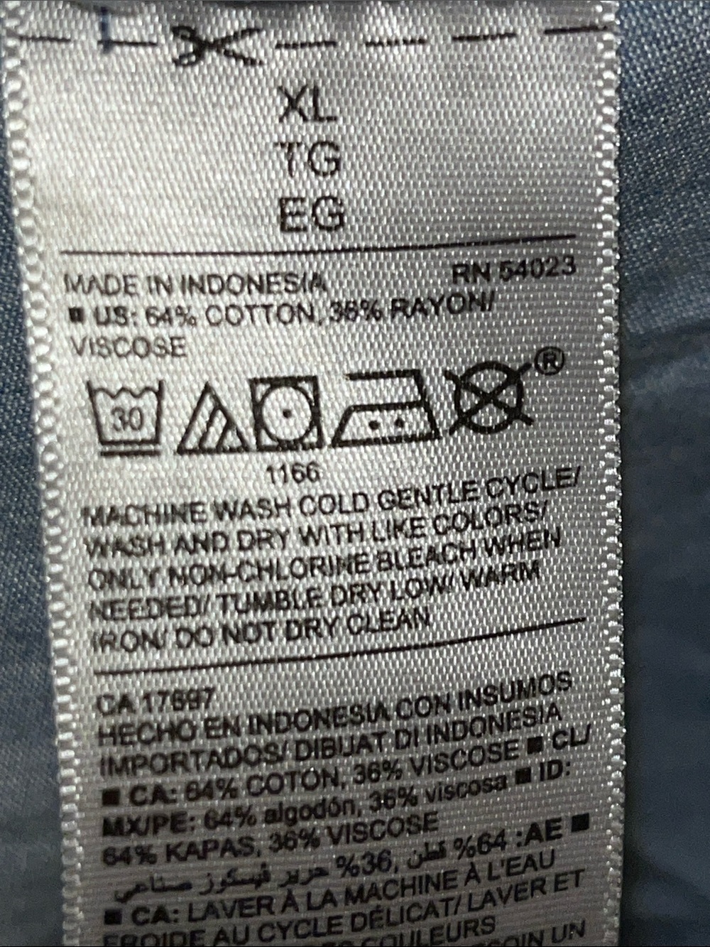 Old Navy Light Blue Denim Mini Dress - Picture 4 of 4